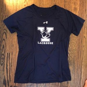 Yale Lacrosse Under Armour Wicking Shirt
